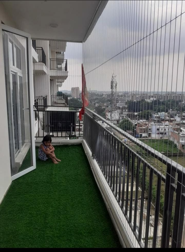 Terrace Invisible Grills Installation Bangalore