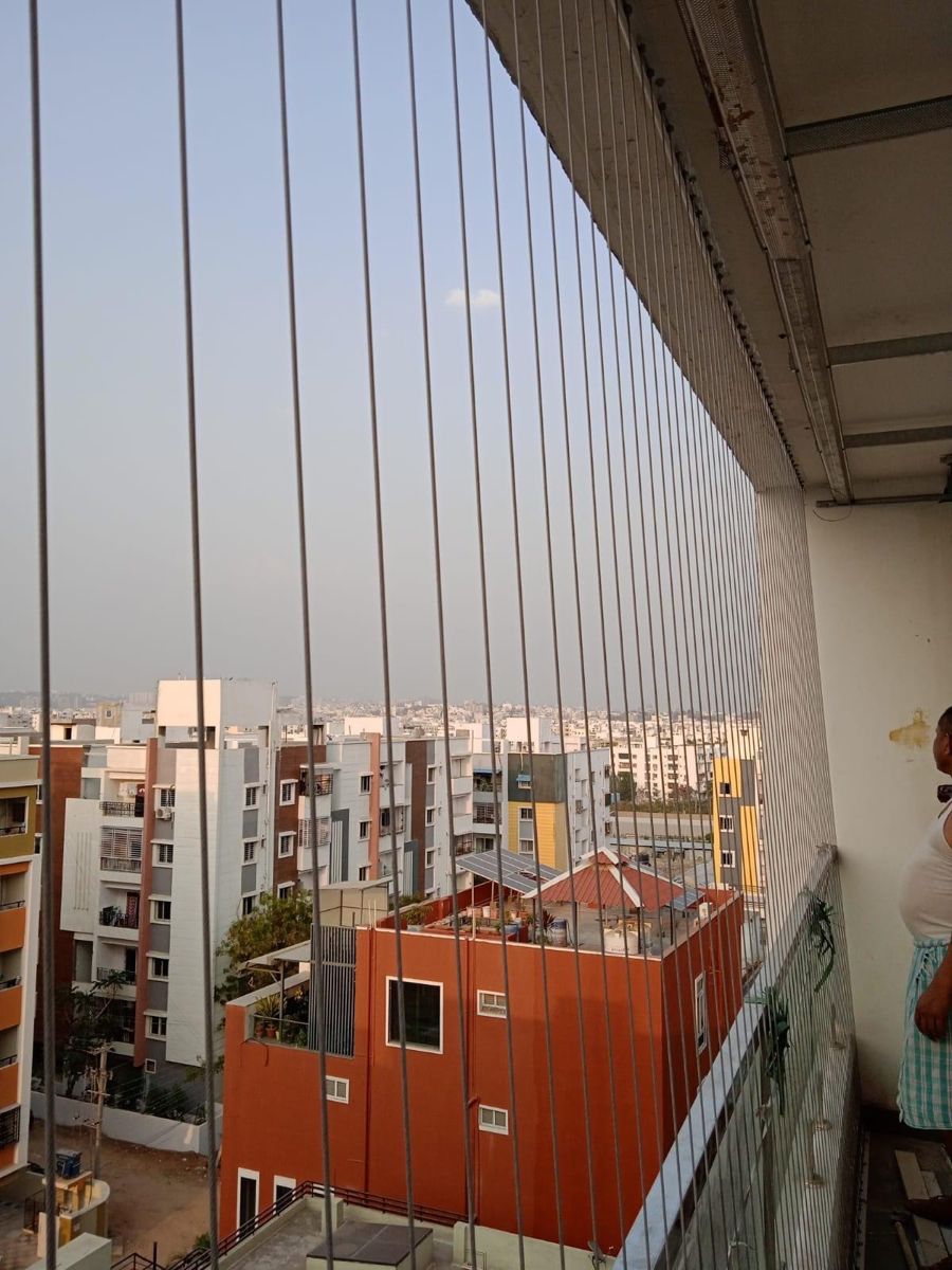 Commercial Building Invisible Grills Bengaluru