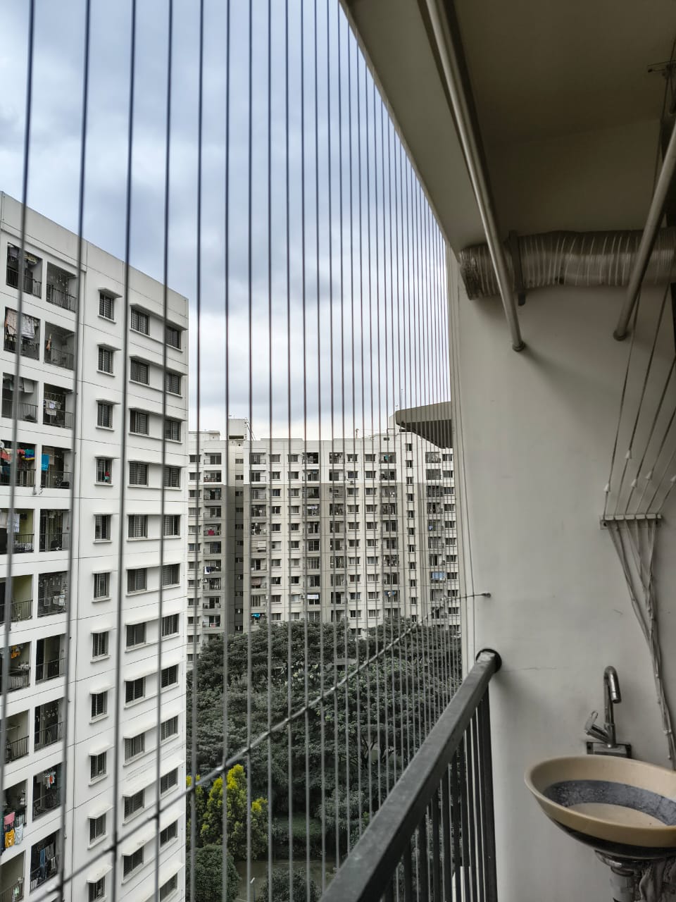 Renu Invisible Grills apartment balcony installation in Bengaluru